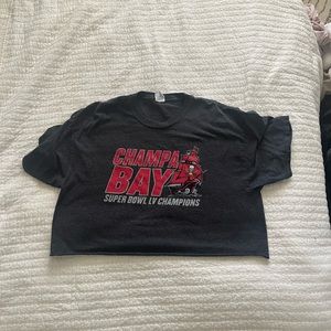 Tampa Bay Buccaneers cropped shirt